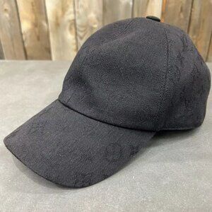 LOUIS VUITTON LV Cap Hat Baseball Monogram Essential Black Auth